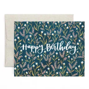 1Canoe2: Floral Birthday Card