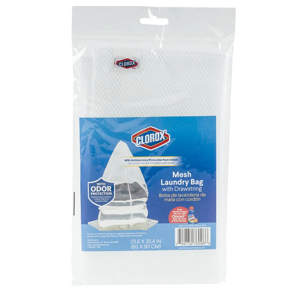 2 CLOROX Mesh Laundry Bags Washing Machine Mesh Wash Bags Jumbo Odor Protection