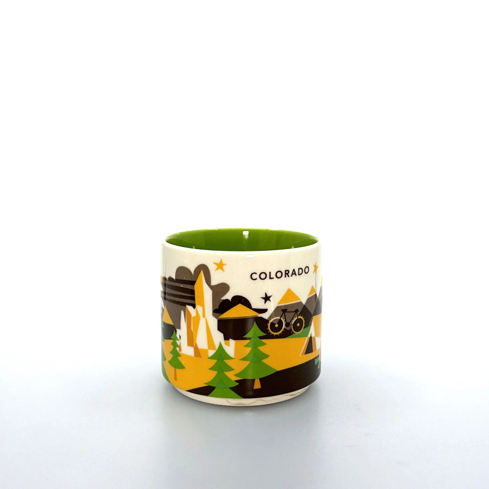 2013 Starbucks Colorado YOU ARE HERE Coffee Mug 14oz Collectors Cup Pre-Owned