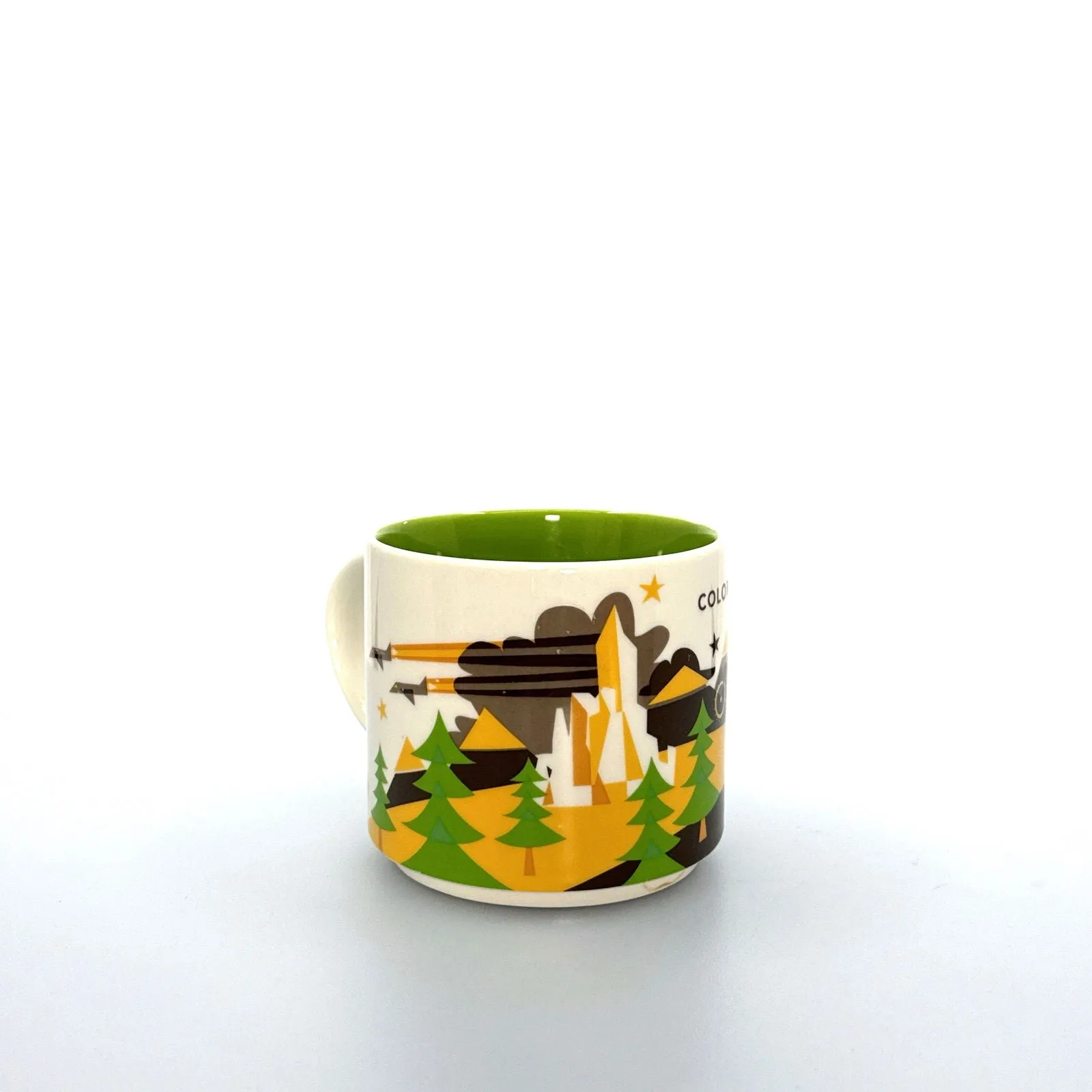 2013 Starbucks Colorado YOU ARE HERE Coffee Mug 14oz Collectors Cup Pre-Owned