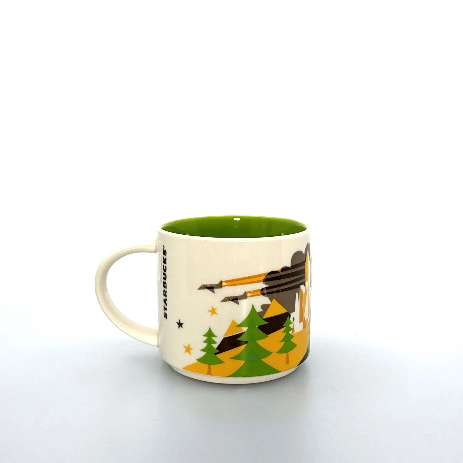 2013 Starbucks Colorado YOU ARE HERE Coffee Mug 14oz Collectors Cup Pre-Owned