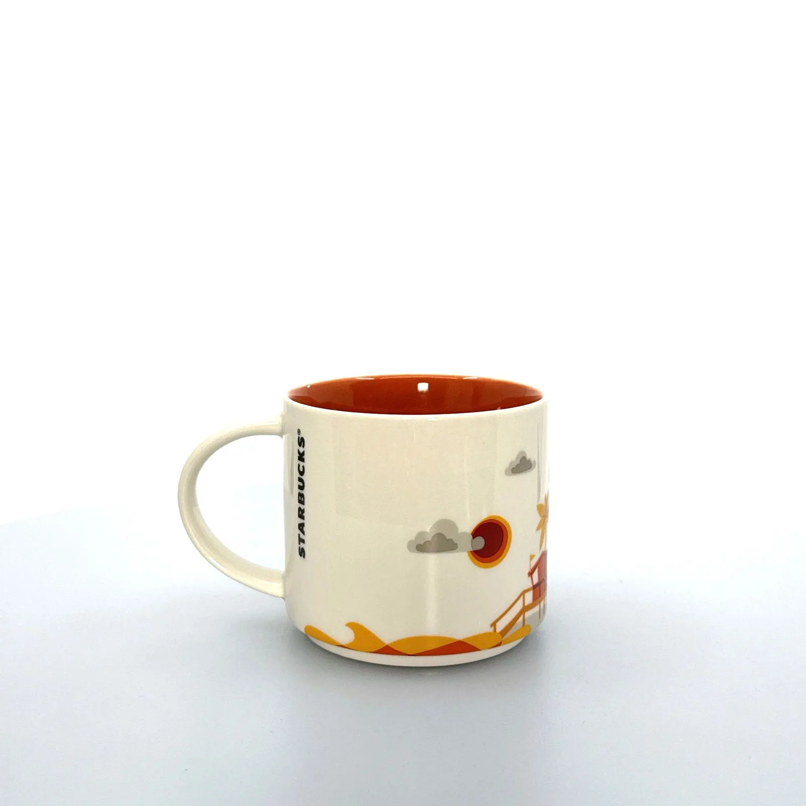 2017 Starbucks Los Angeles YOU ARE HERE Coffee Mug 14oz Collectors Cup Pre-Owned