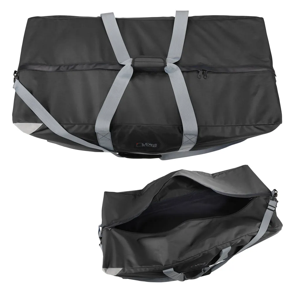 40" Black Heavy Duty Polyester Waterproof Jumbo Duffel Bag Luggage Suitcase Safe