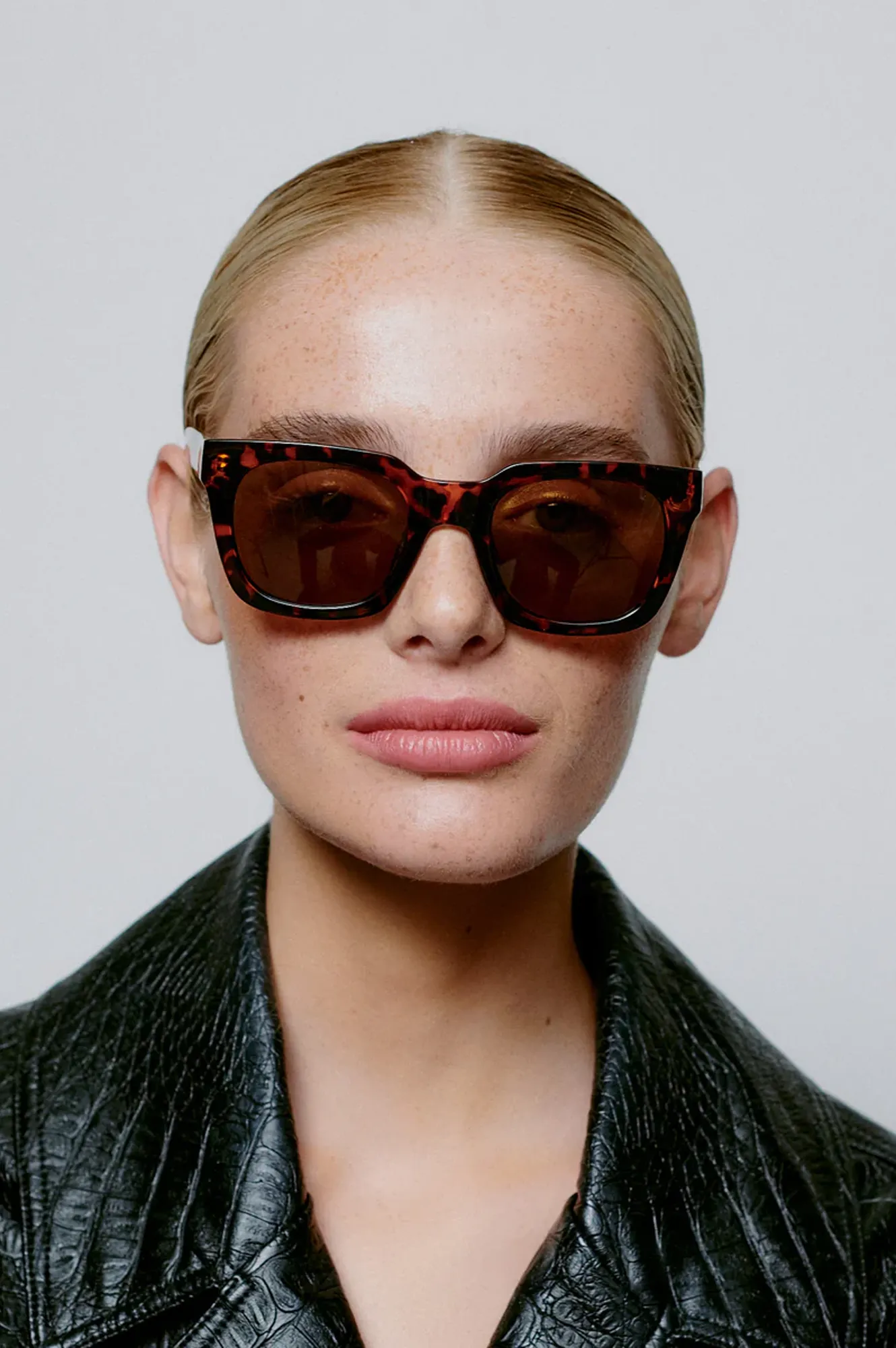 A Kjaerbede Nancy Demi Tortoise Sunglasses