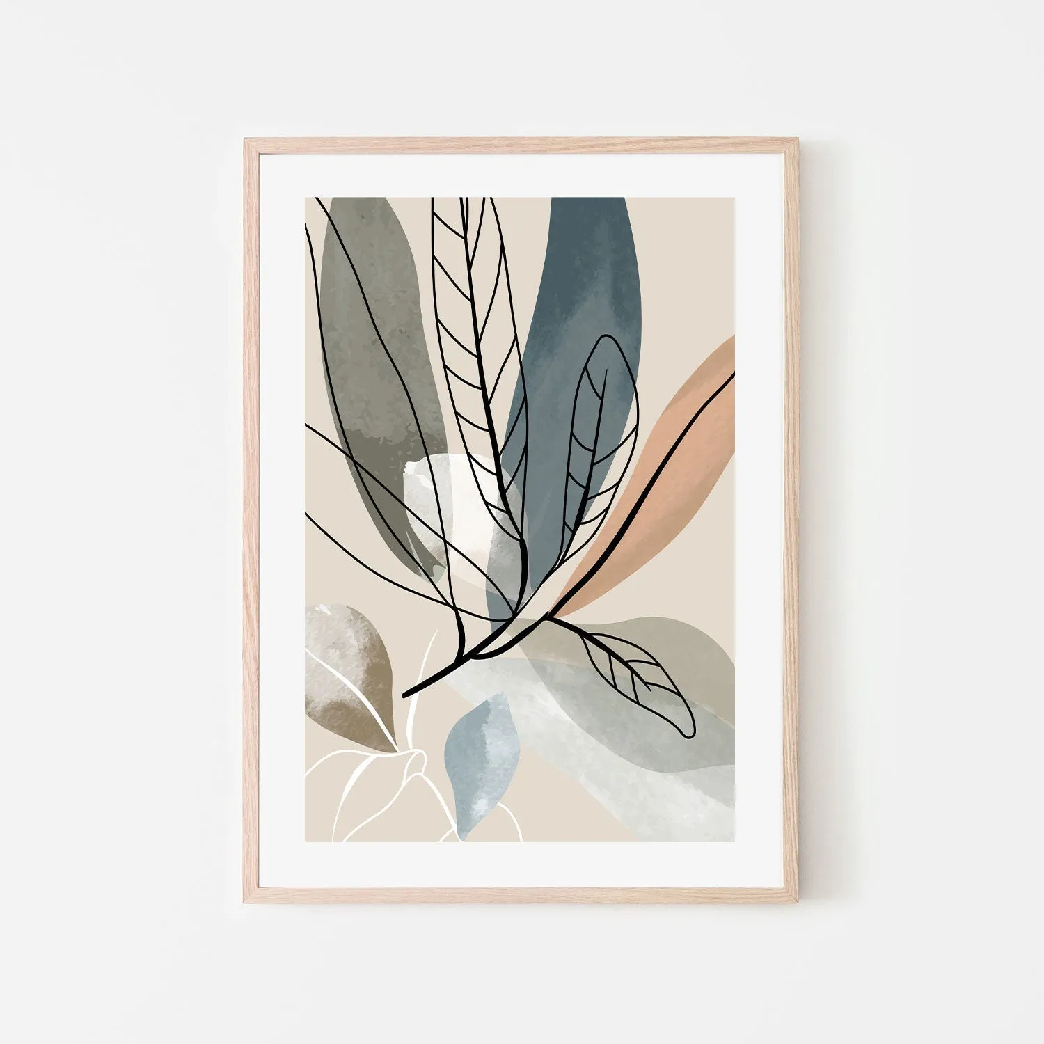 Abstract Autumn Leaves, Style B