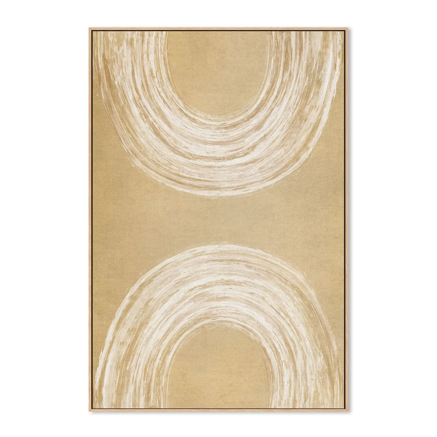 Abstract Curves Mustard , By Dear Musketeer Studio