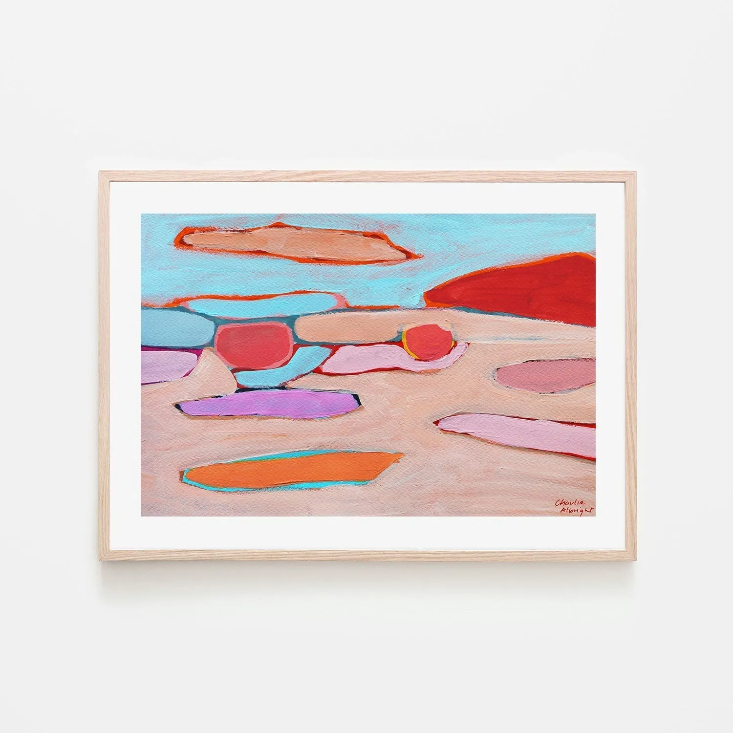 Abstract Landscape, Style C , By Moments By Charlie