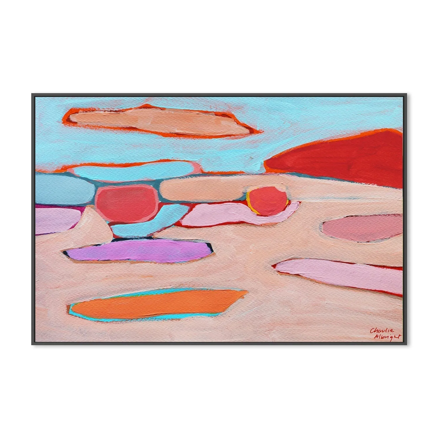 Abstract Landscape, Style C , By Moments By Charlie
