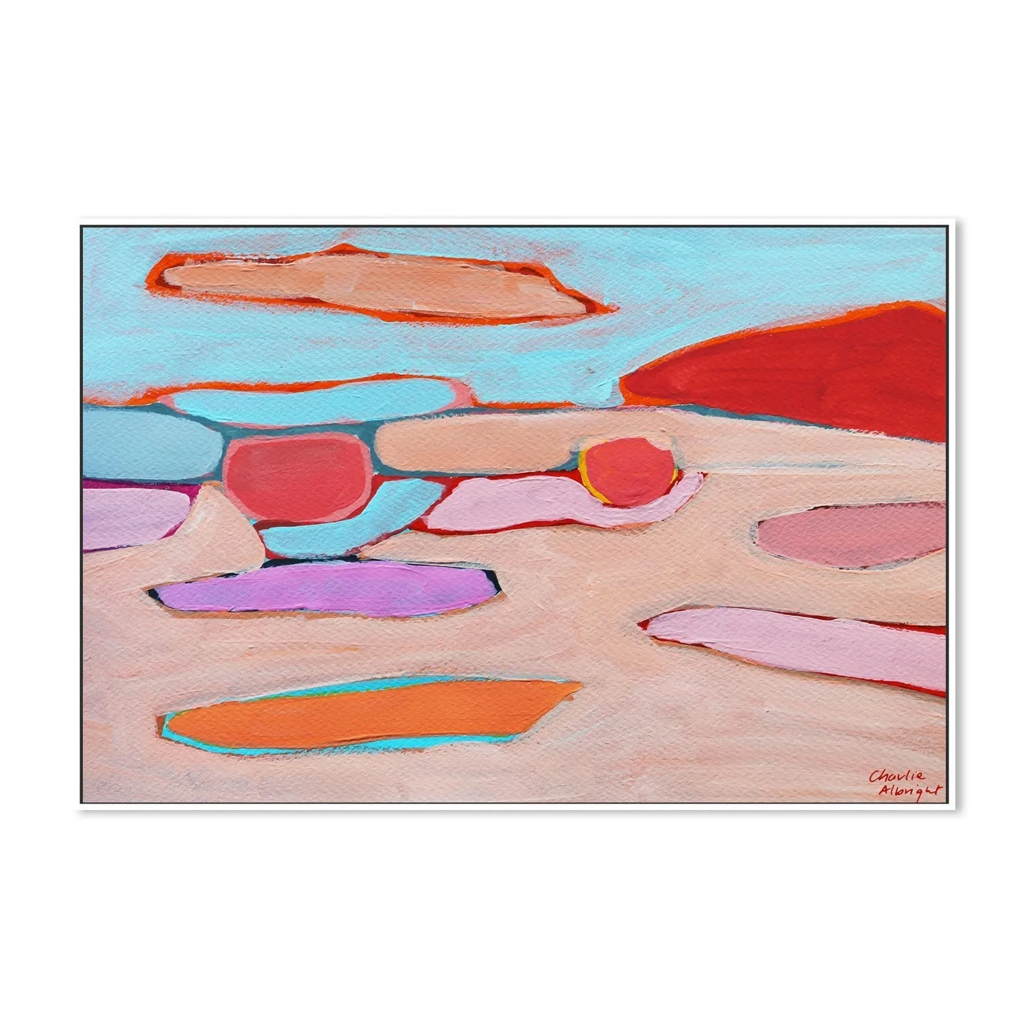 Abstract Landscape, Style C , By Moments By Charlie