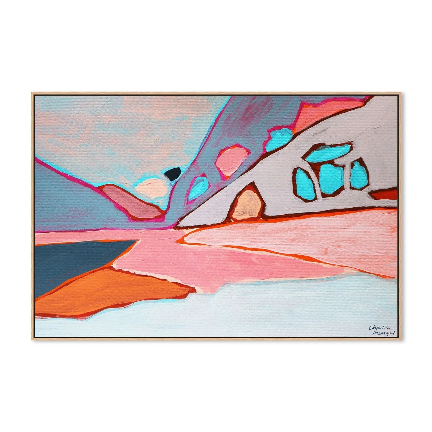 Abstract Mountain , By Moments By Charlie