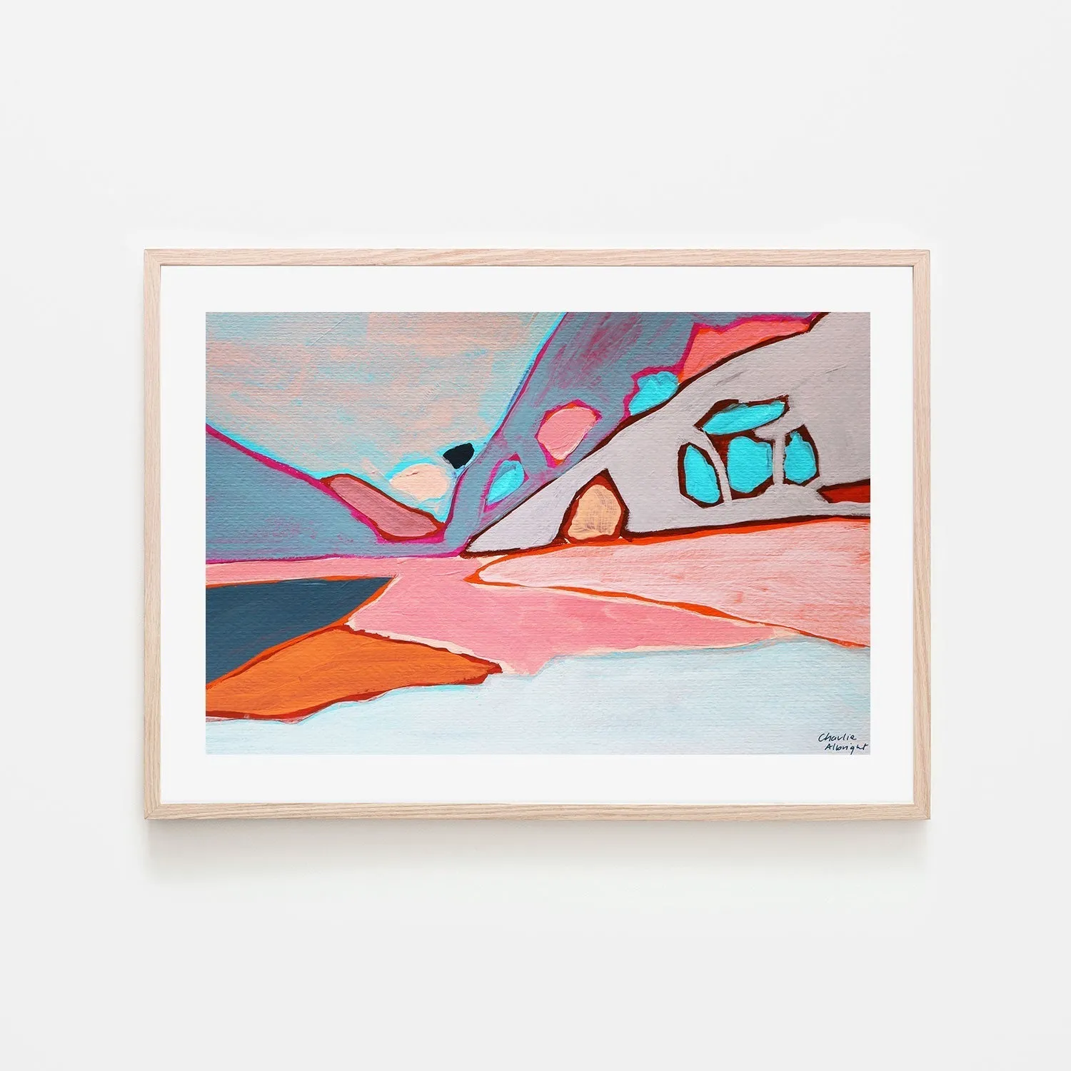 Abstract Mountain , By Moments By Charlie