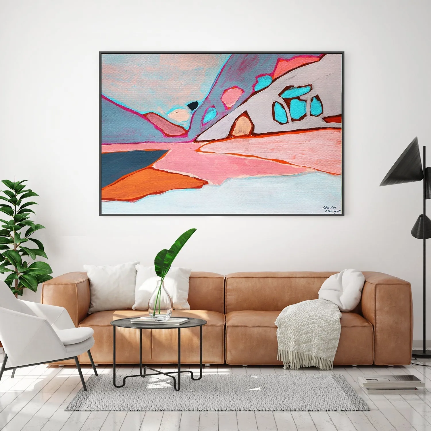 Abstract Mountain , By Moments By Charlie