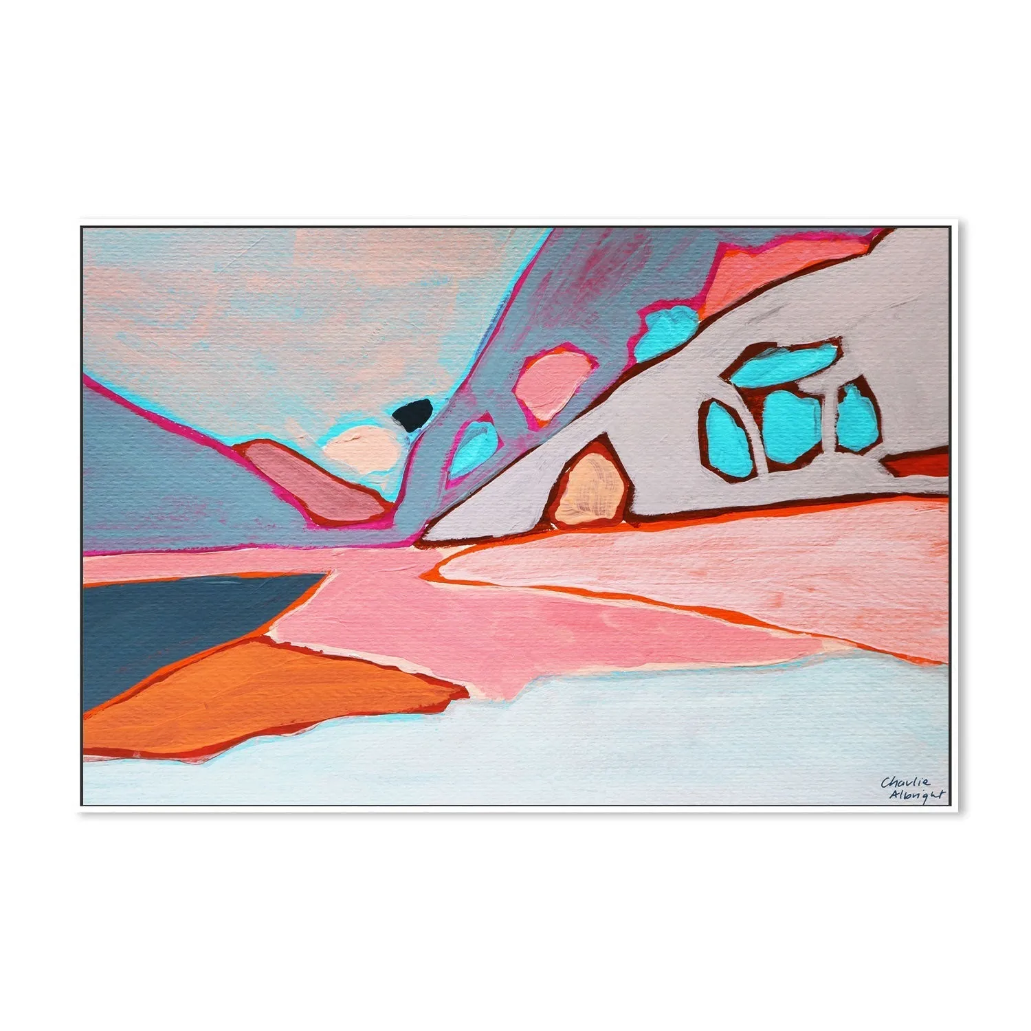 Abstract Mountain , By Moments By Charlie