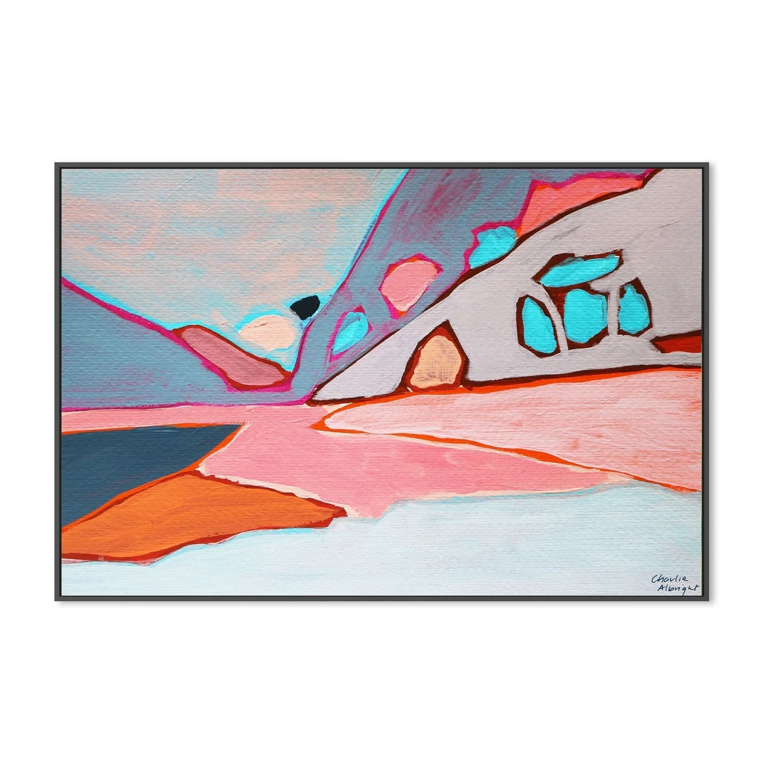 Abstract Mountain , By Moments By Charlie