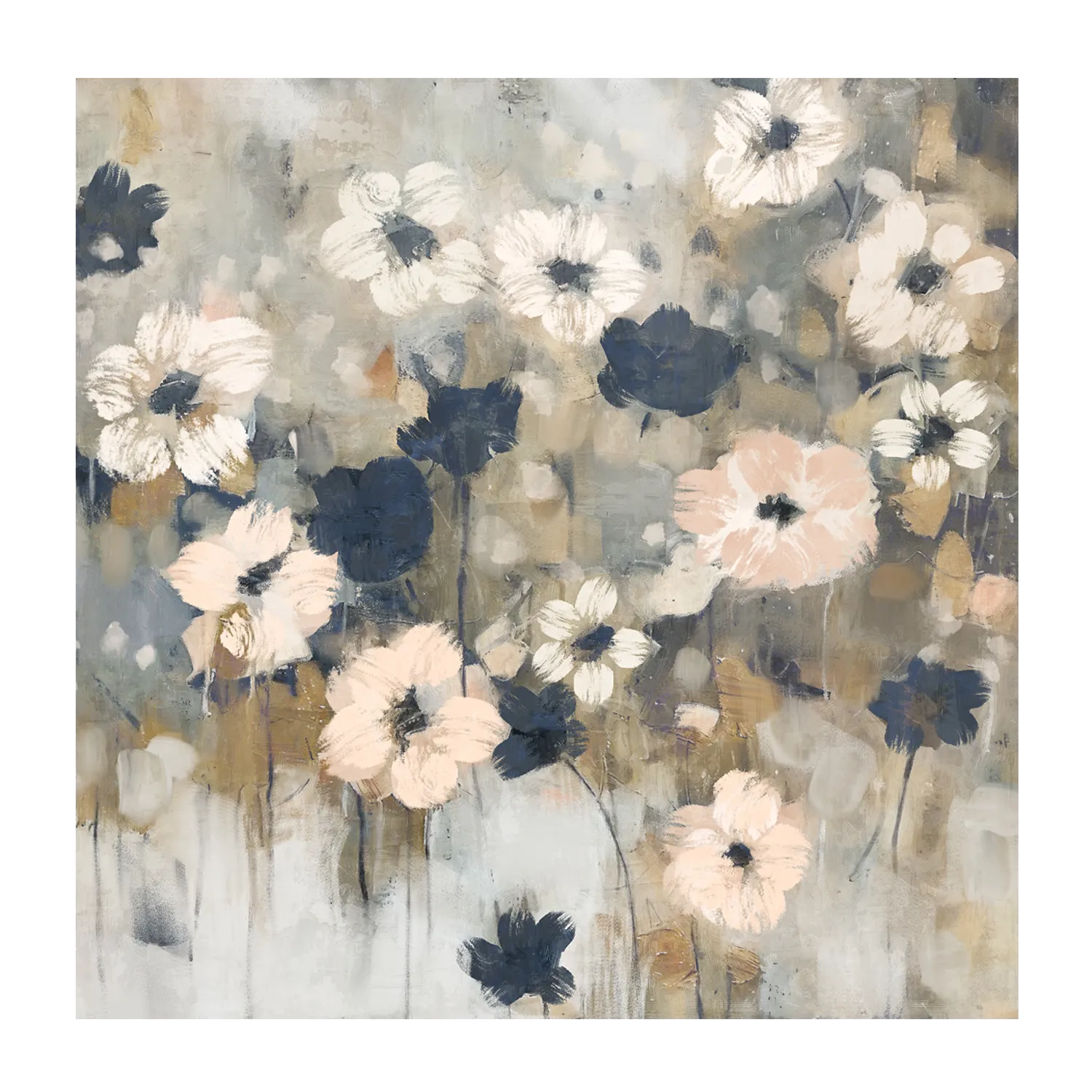 Abstracted Florals, Style A , By Nina Blue