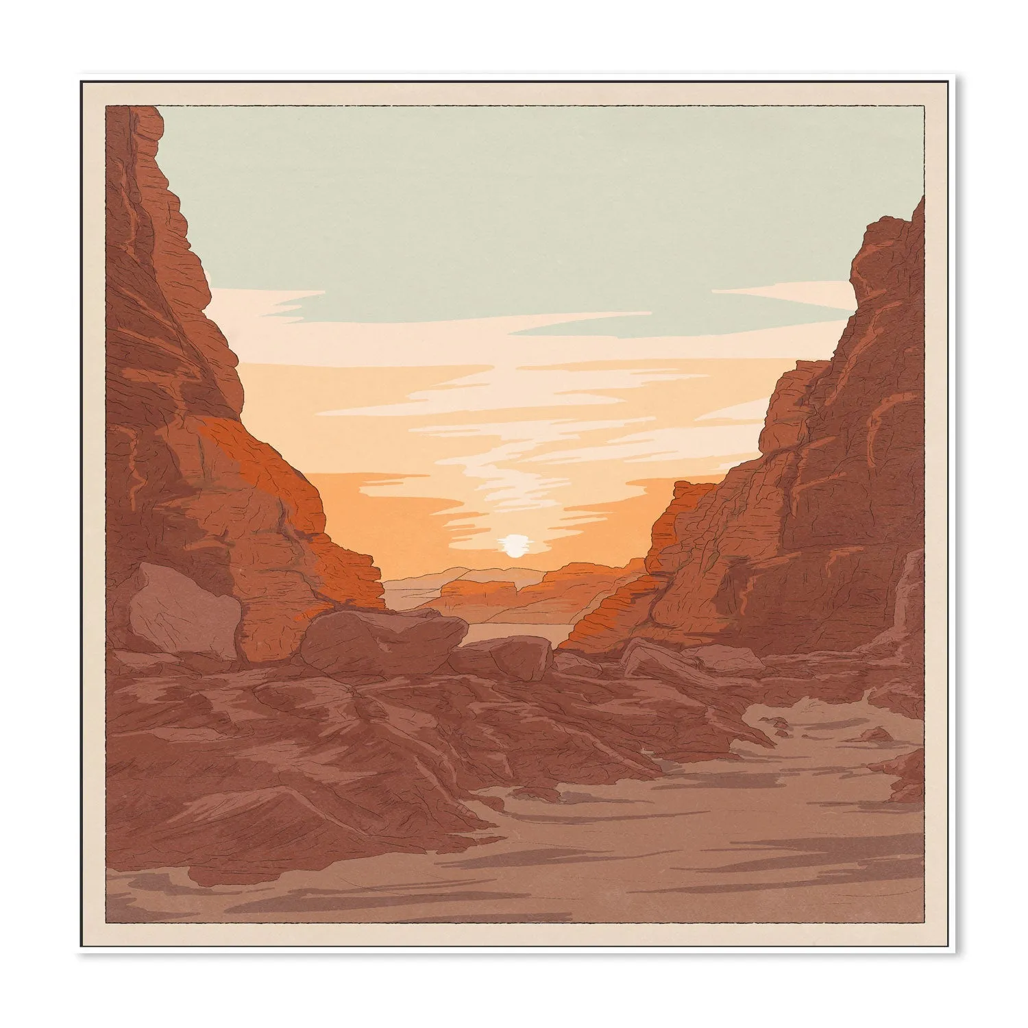 Aeolian Sunrise , By Cai & Jo