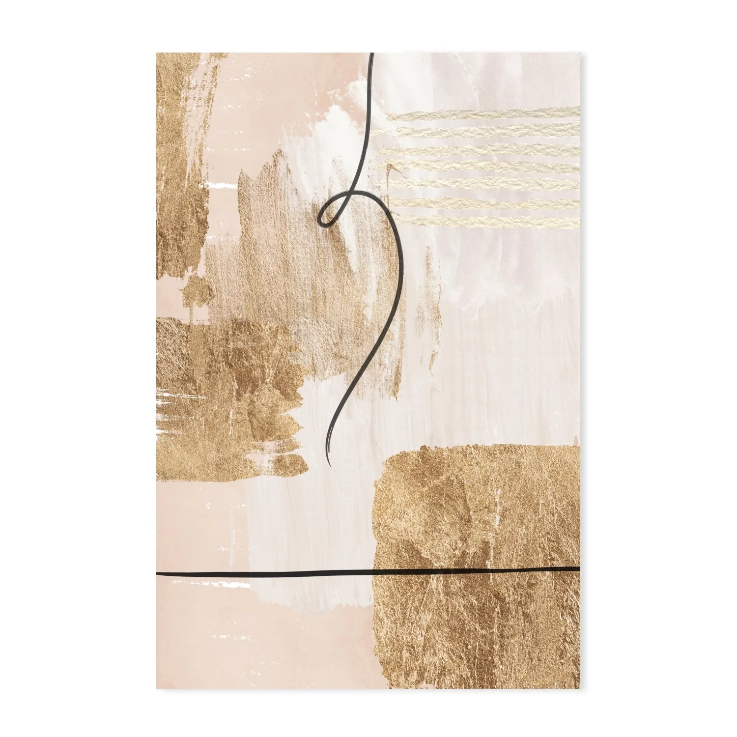 Aesthetic Gold, Style A, B & C, Set Of 3 , By Sally Ann Moss