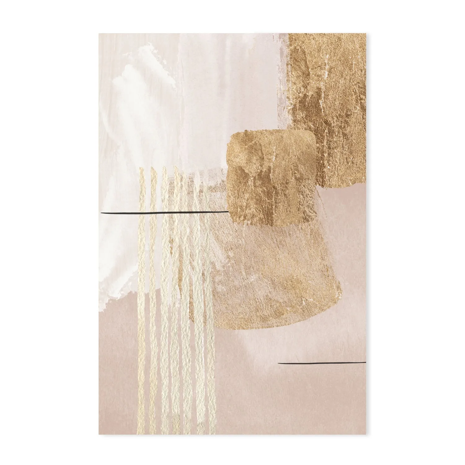 Aesthetic Gold, Style A, B & C, Set Of 3 , By Sally Ann Moss