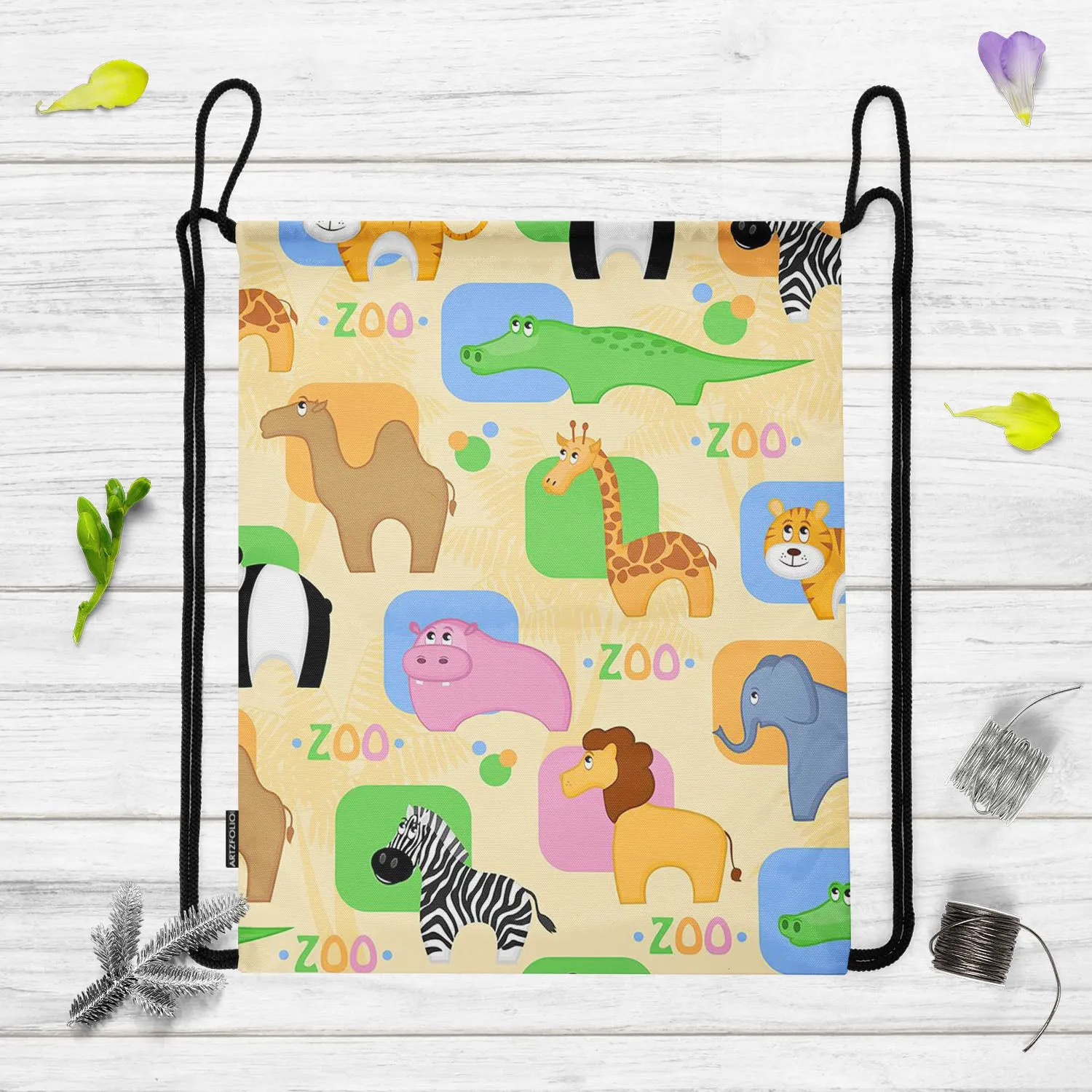 African Animals D1 Backpack for Students | College & Travel Bag