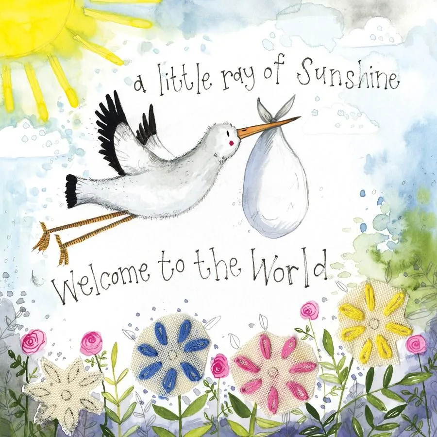 Alex Clark Little Ray of Sunshine Baby Card