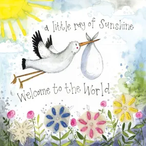 Alex Clark Little Ray of Sunshine Baby Card