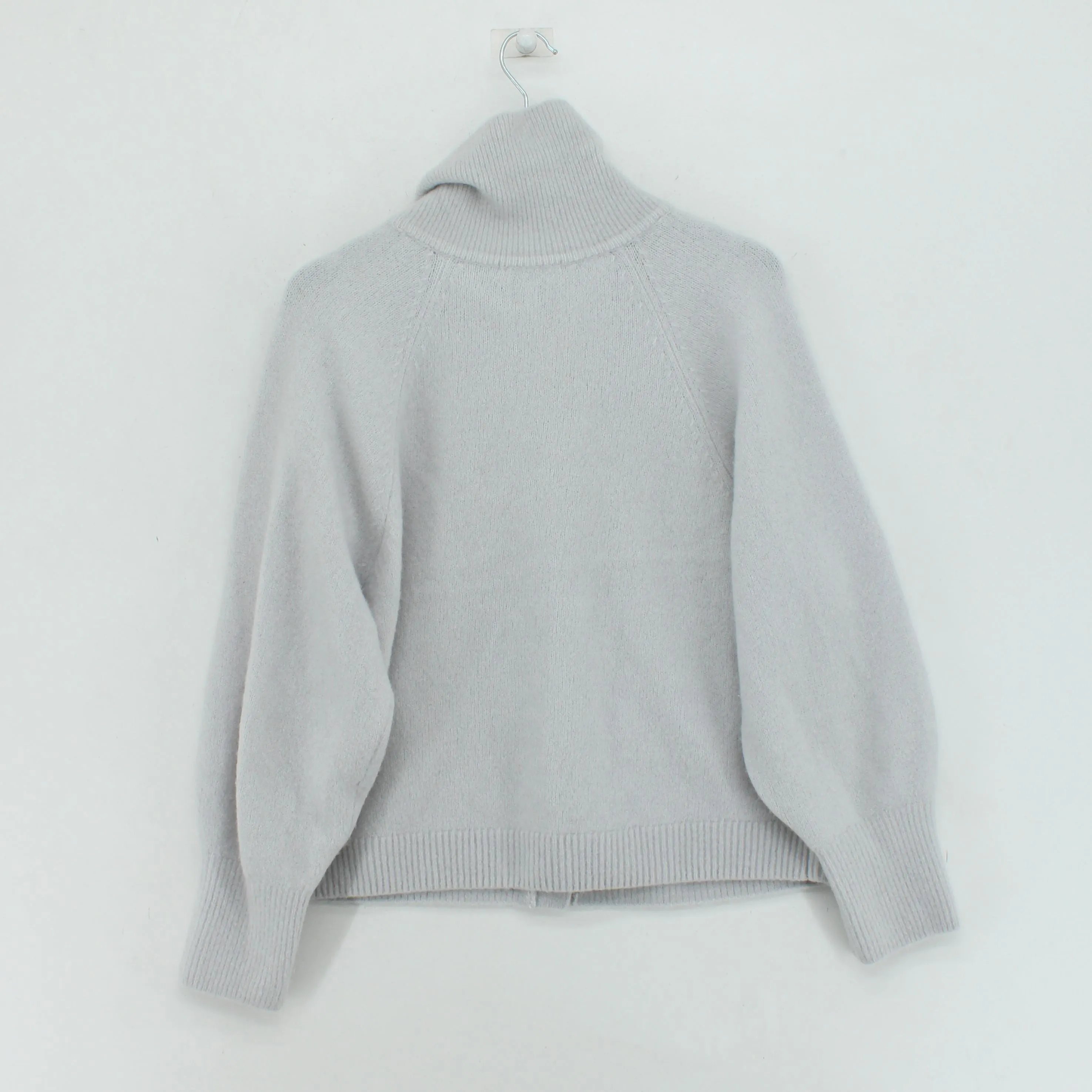 & Other Stories Women's Cardigan M Grey Wool with Elastane, Nylon, Other