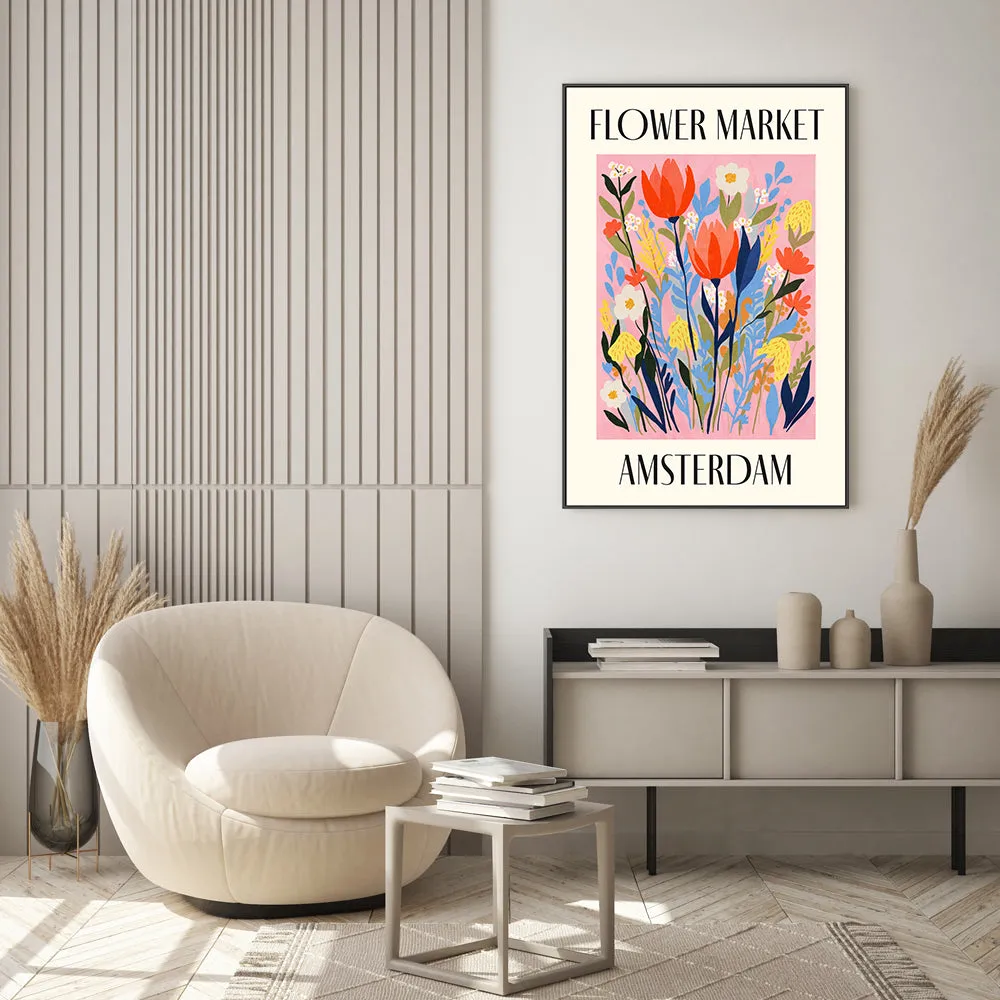 Amsterdam Flower Market , By Lia Nell