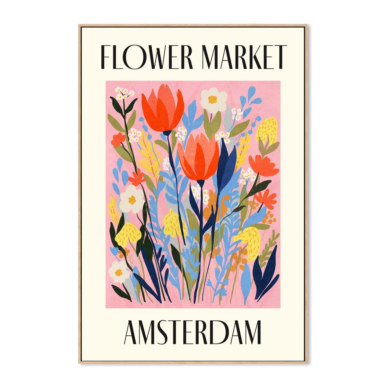 Amsterdam Flower Market , By Lia Nell