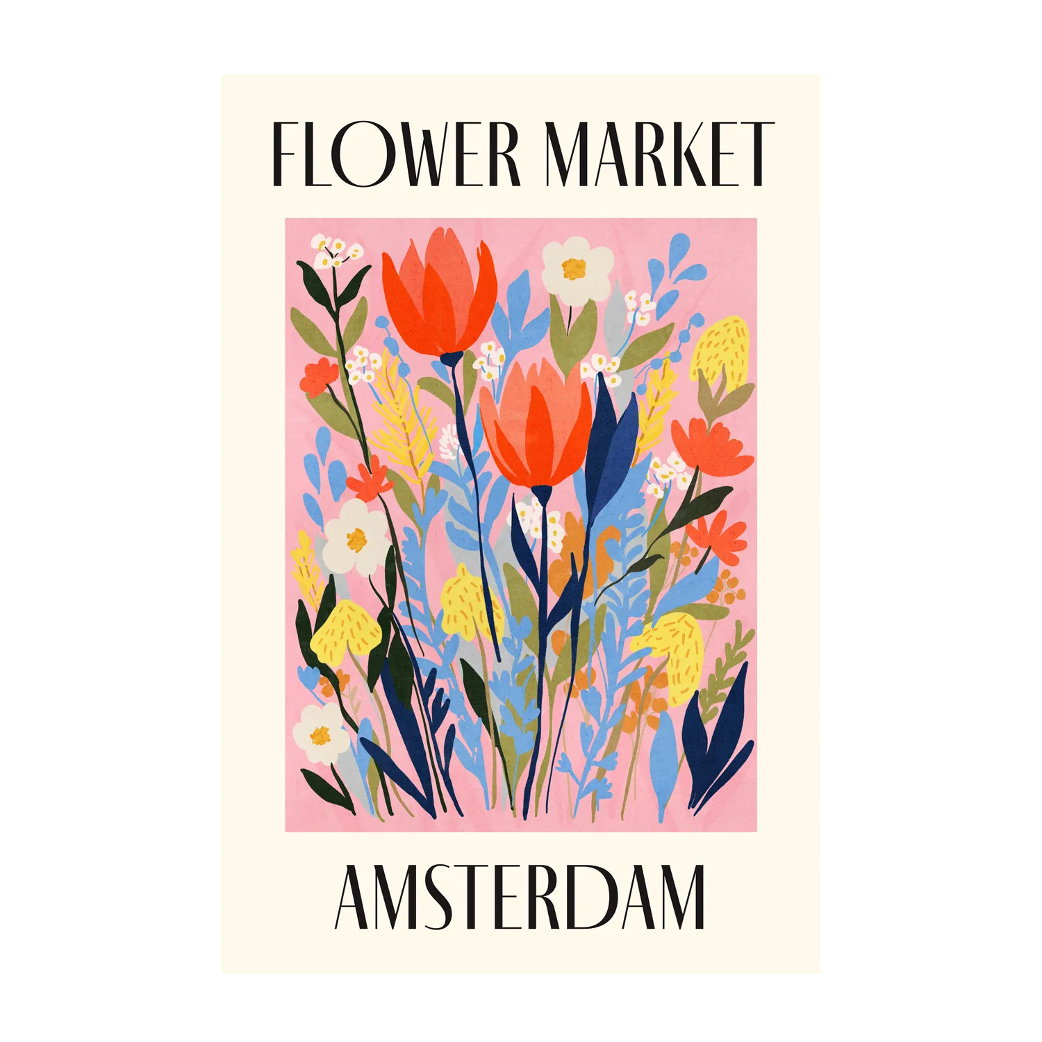 Amsterdam Flower Market , By Lia Nell