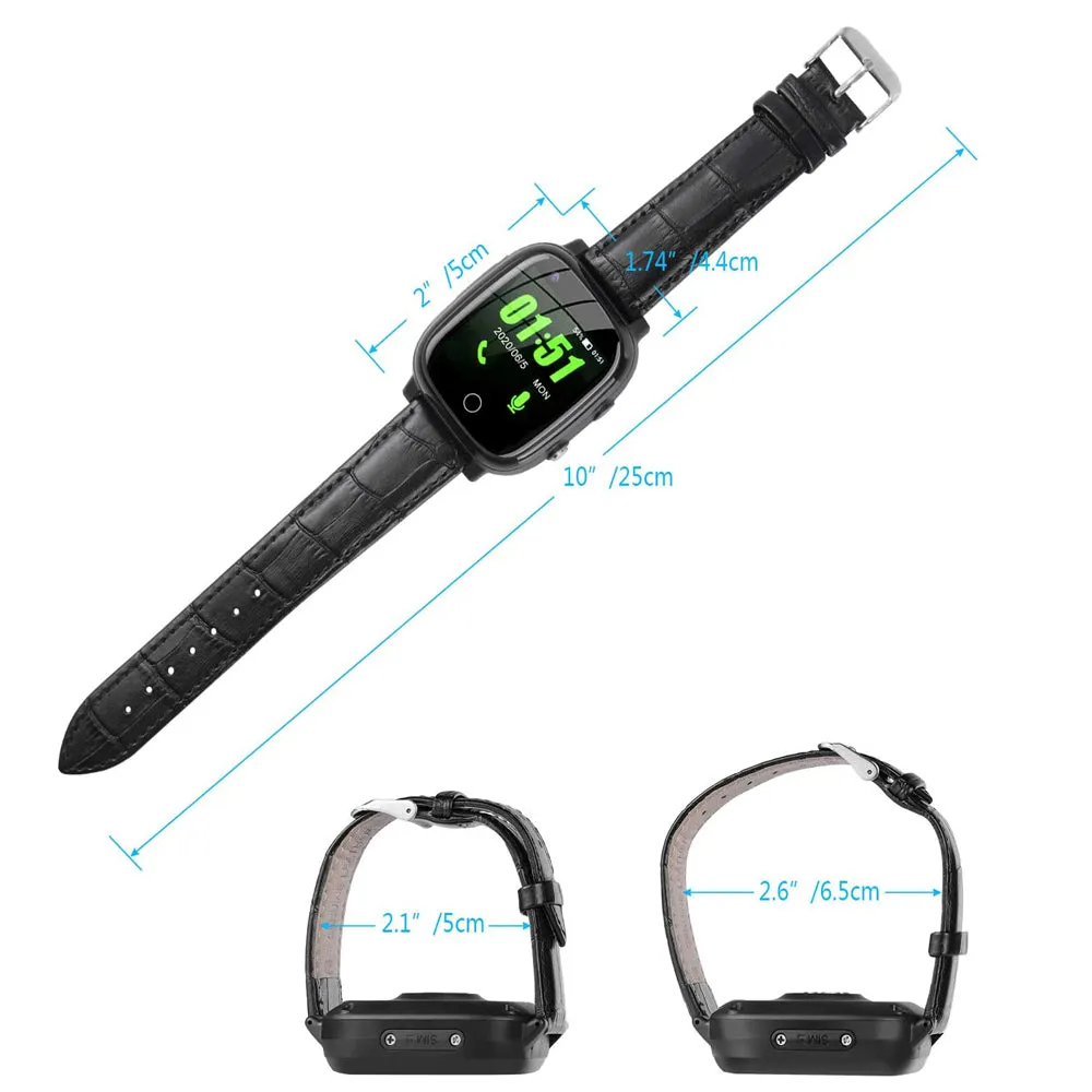 Angel Watch Alligator Print Leather Watch Band