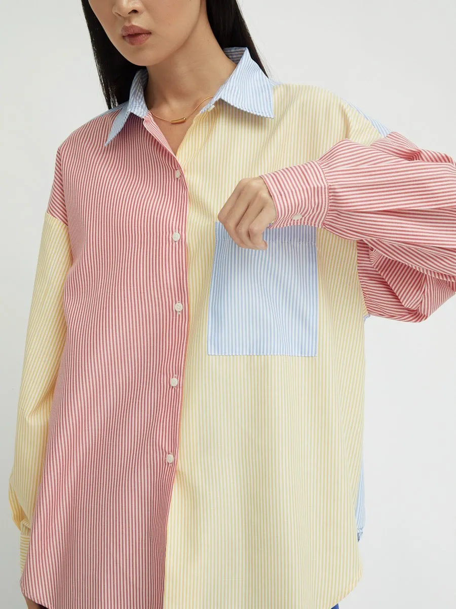 Arina Color Block Shirt