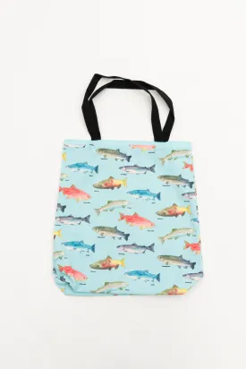 Artwork Tote Bag, Canada Salmon
