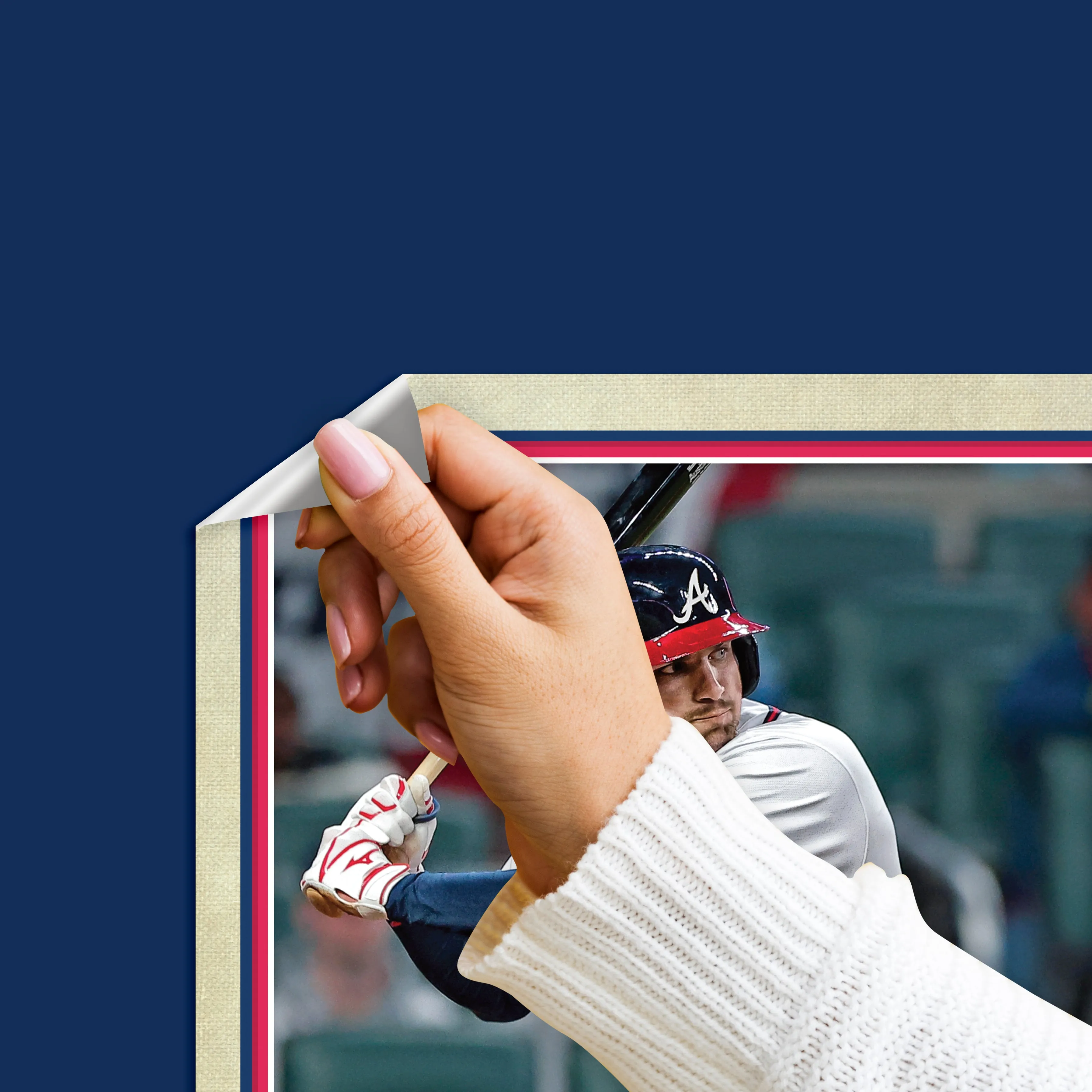 Atlanta Braves: Austin Riley  Poster        - Officially Licensed MLB Removable     Adhesive Decal