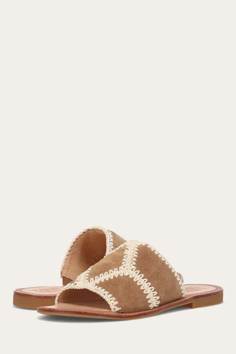 Ava Handmade Crochet Slide Sandals
