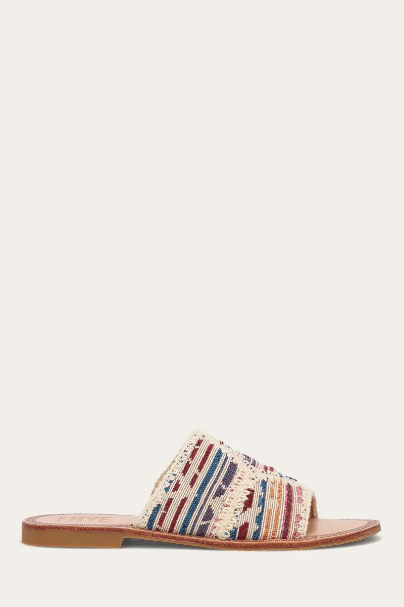 Ava Handmade Crochet Slide Sandals