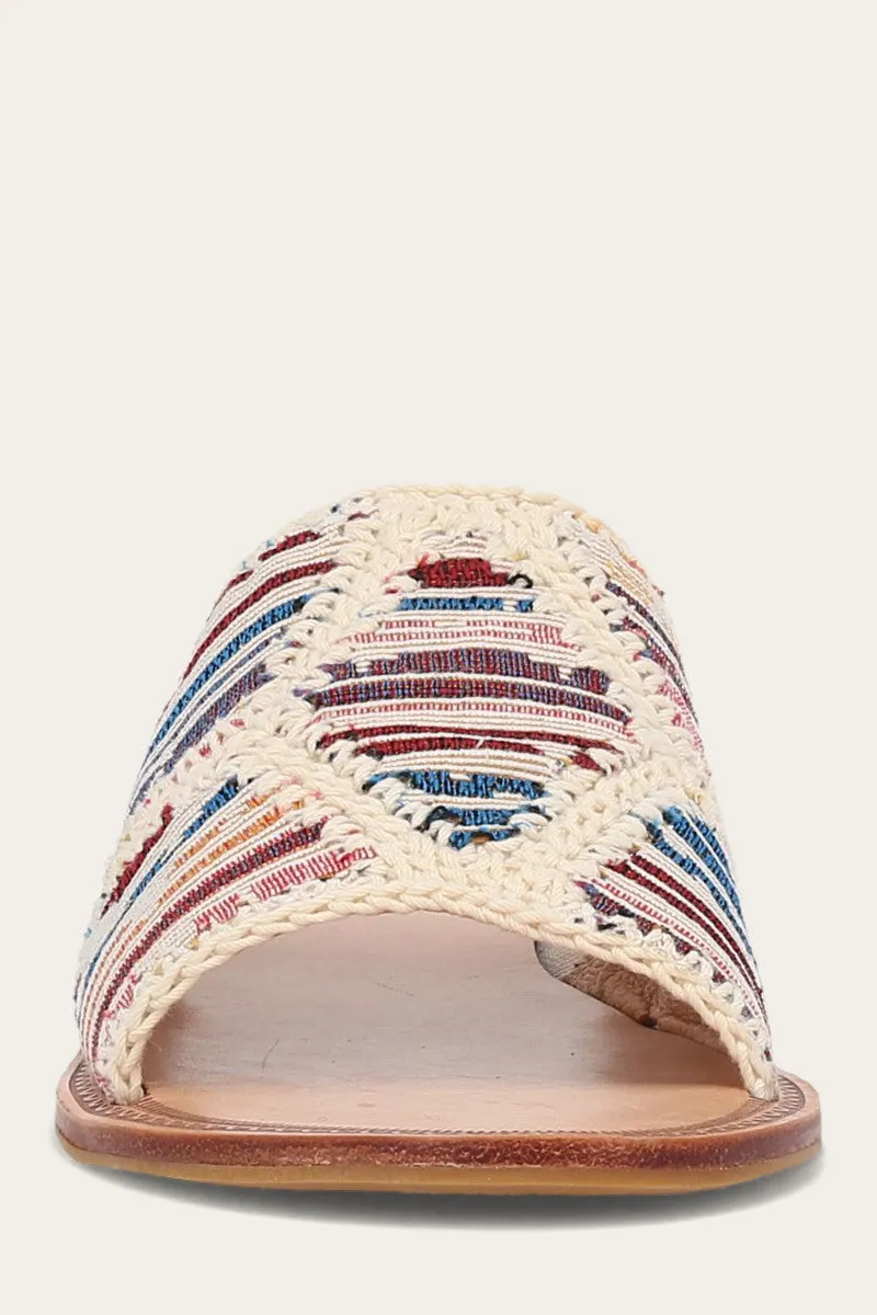 Ava Handmade Crochet Slide Sandals
