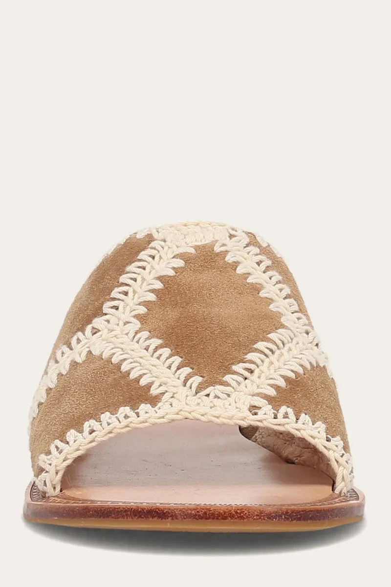 Ava Handmade Crochet Slide Sandals