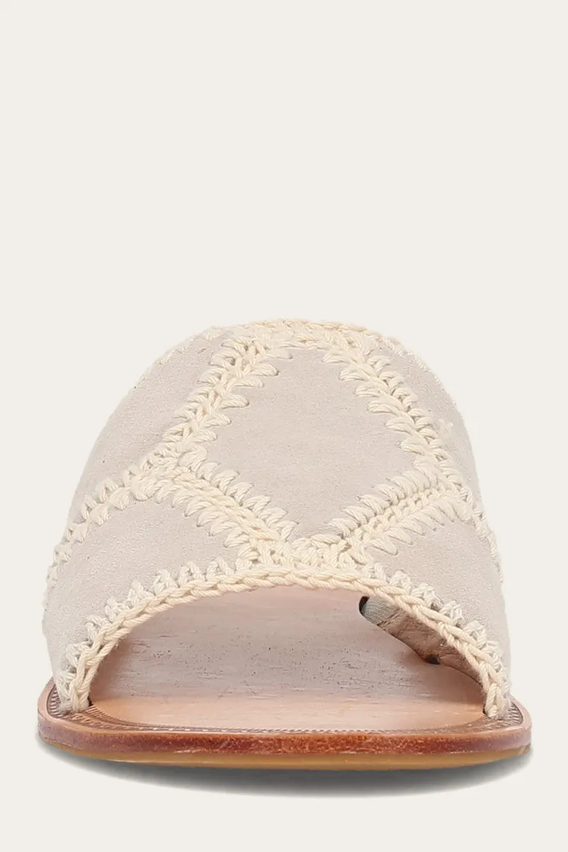 Ava Handmade Crochet Slide Sandals