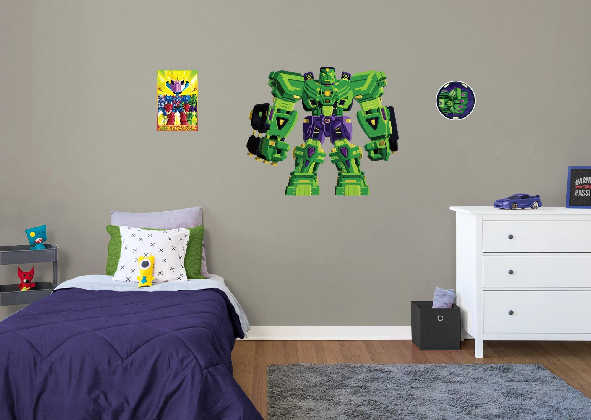 Avengers: Mech Strike: Hulk RealBig        - Officially Licensed Marvel Removable Wall   Adhesive Decal
