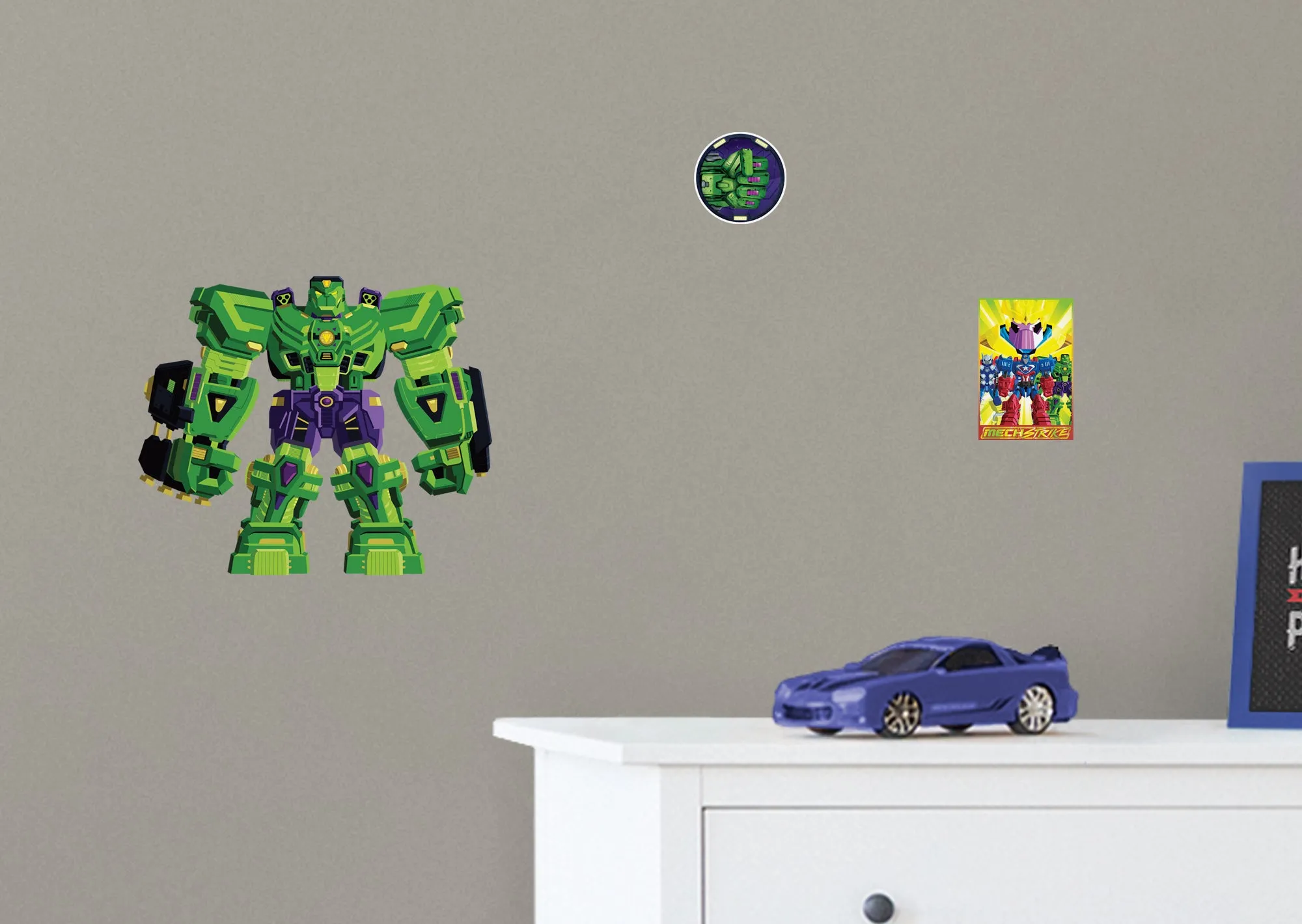 Avengers: Mech Strike: Hulk RealBig        - Officially Licensed Marvel Removable Wall   Adhesive Decal
