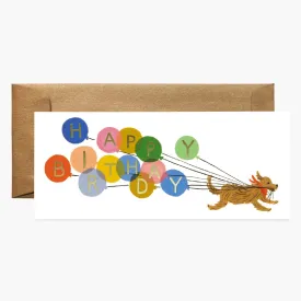 Balloon Birthday Card