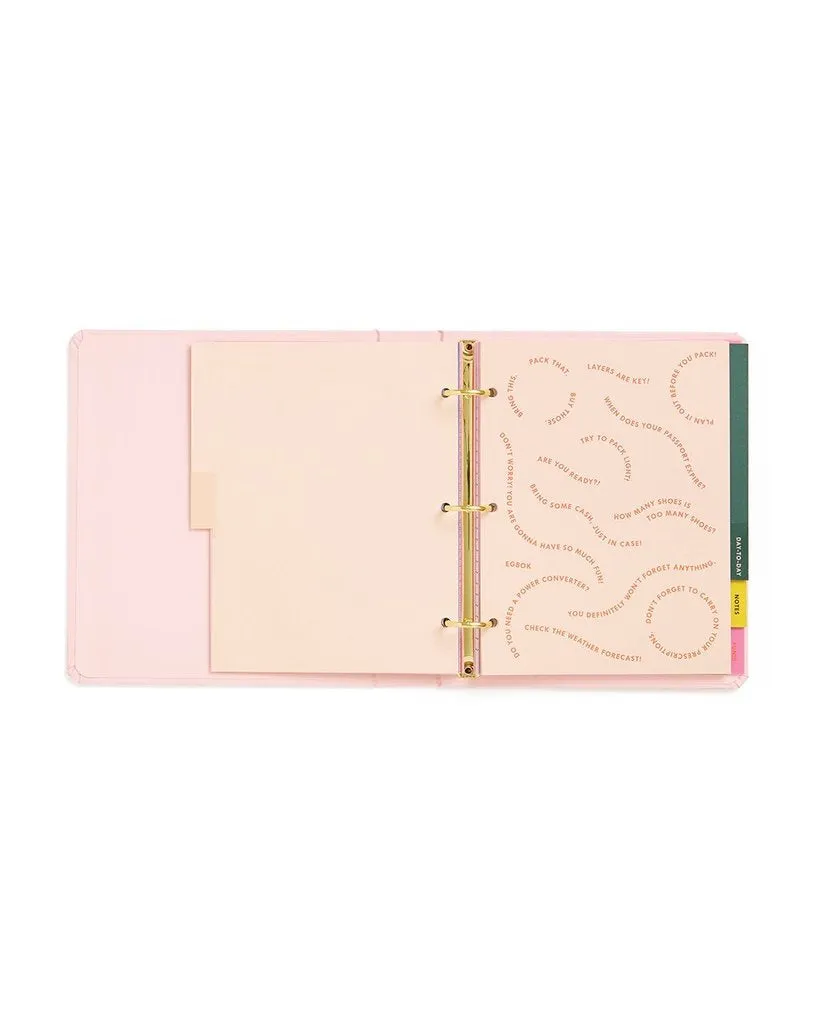 Ban.do - Travel Hard Cover 3-Ring Binder Planner - I'm Outta Here