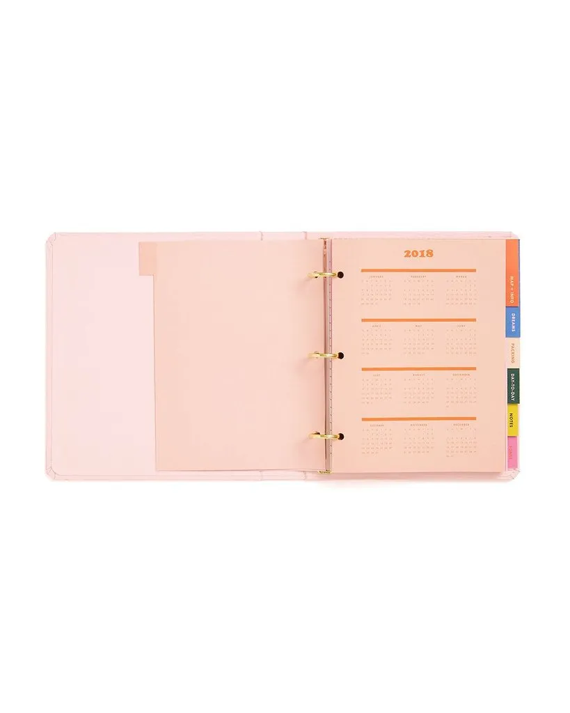 Ban.do - Travel Hard Cover 3-Ring Binder Planner - I'm Outta Here