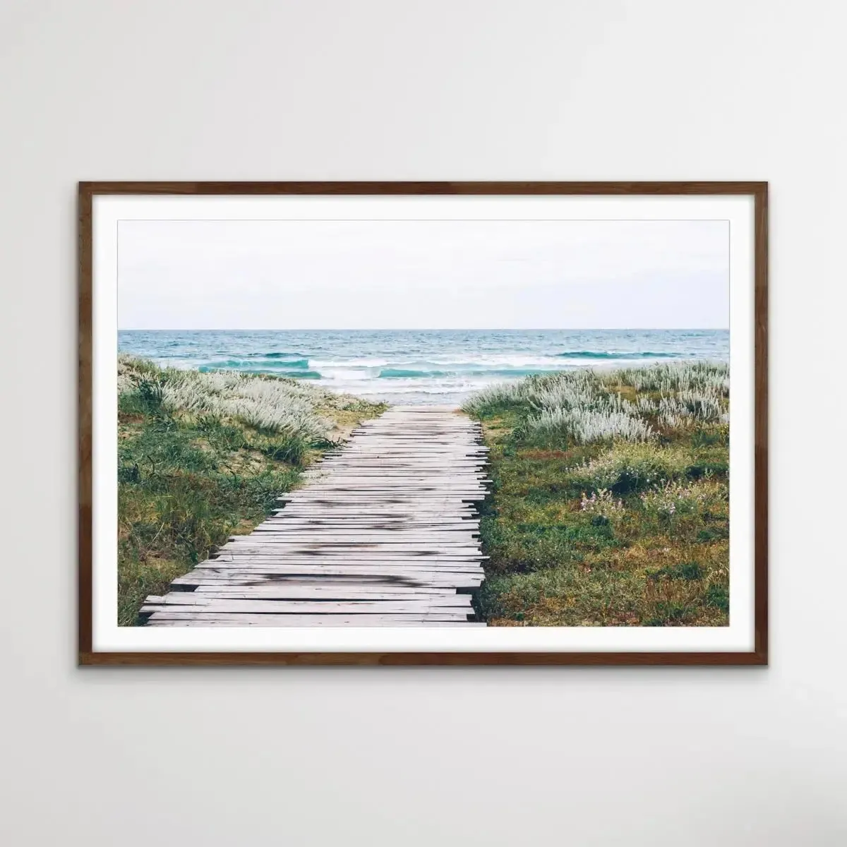 Beach Path - Photographic Beach Print on Canvas or Paper