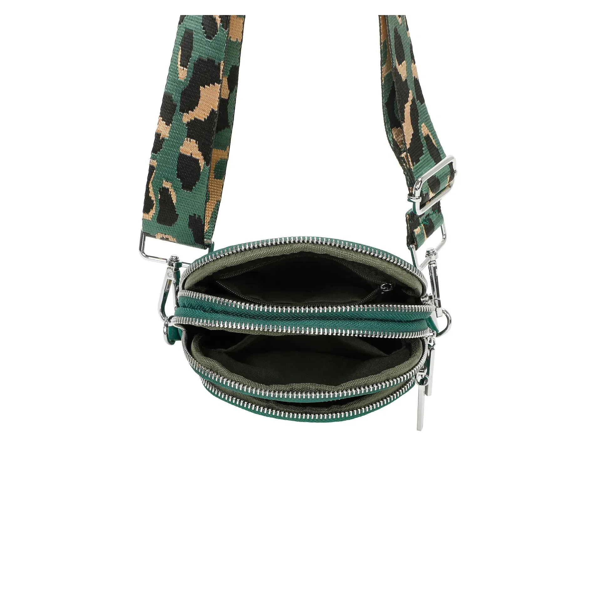 Black Bee Embossed Cross Body Bag