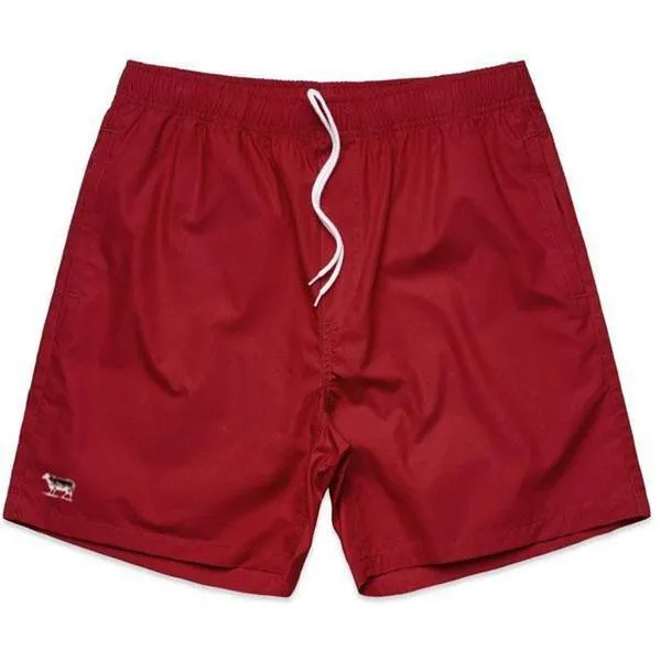 Black Sheep Icon Beach Shorts Cardinal