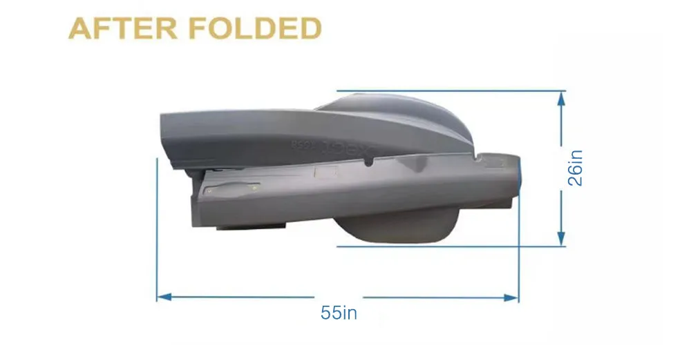 Brooklyn 8.0 Single Foldable Pedal Kayak (FPK8)
