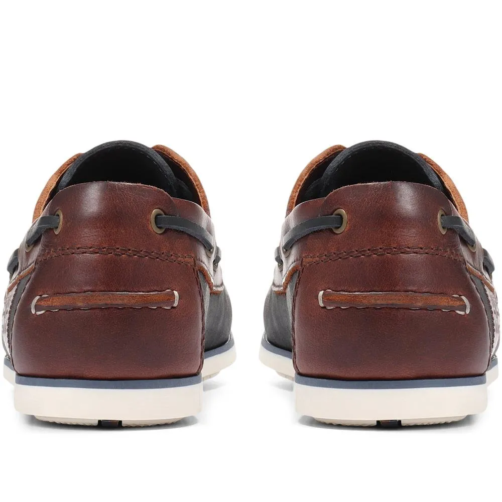 Capstan Leather Boat Shoe - BARBR29510 / 314 261