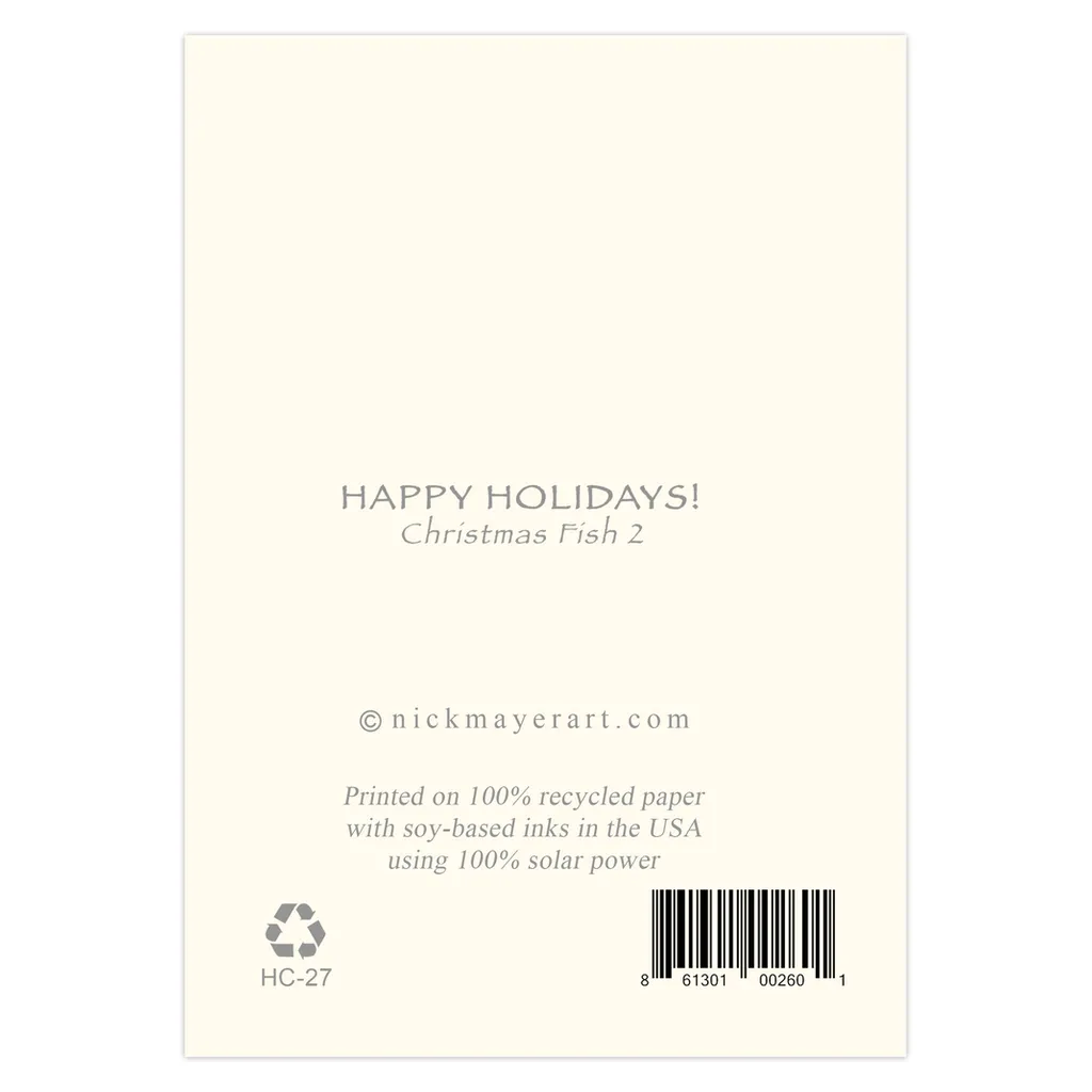 Christmas Fish 2 Holiday Cards
