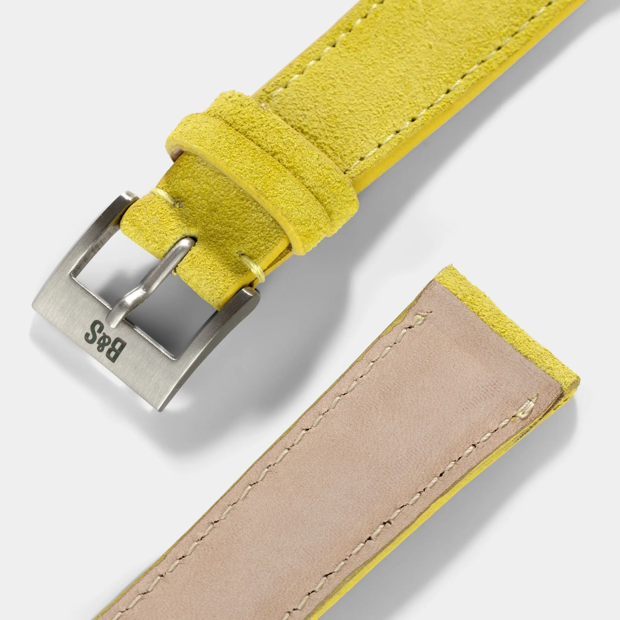 Premium Citrus Suede Leather Watch Strap - Stylish and Durable Accessory